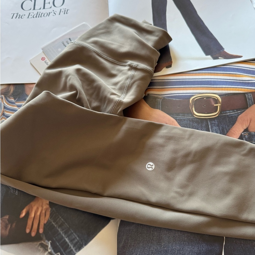 New- Lululemon Wunder Train High-Rise Tight 25" in Bay Leaf